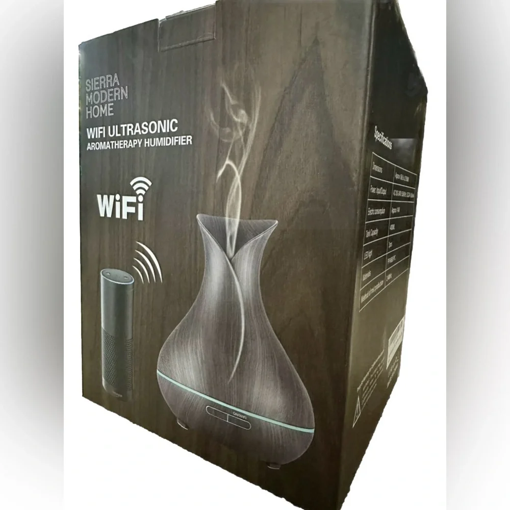 Ultrasonic Aromatherapy Humidifier-Alexa Compatible, Portable